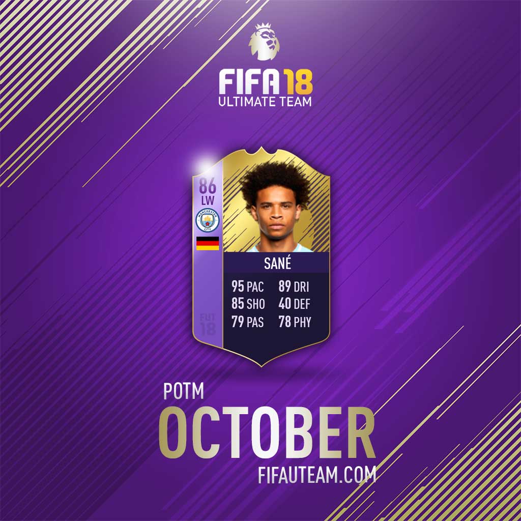 FIFA 18 Premier League Player of the Month - All FIFA 18 POTM Cards