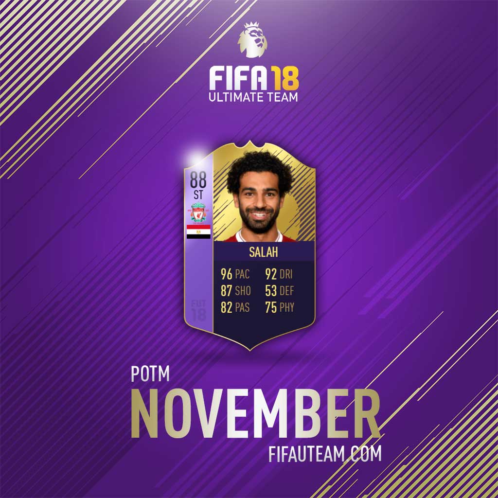 FIFA 18 Premier League Player of the Month - All FIFA 18 POTM Cards