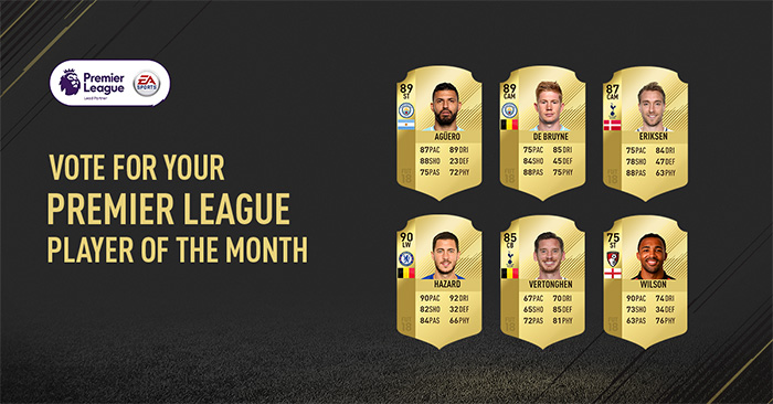 Jogador do Mês da Premier League em FIFA 18