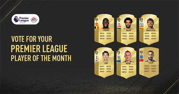 FIFA 18 Premier League Player of the Month - All FIFA 18 POTM Cards