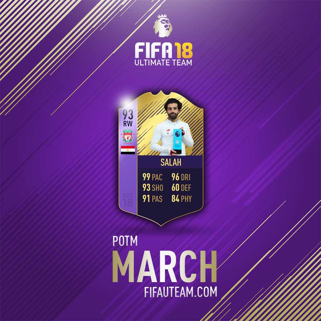 FIFA 18 Premier League Player of the Month - All FIFA 18 POTM Cards