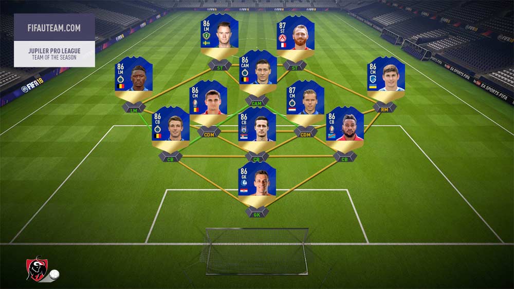 Previsão de Todas as Team of the Season de FIFA 18