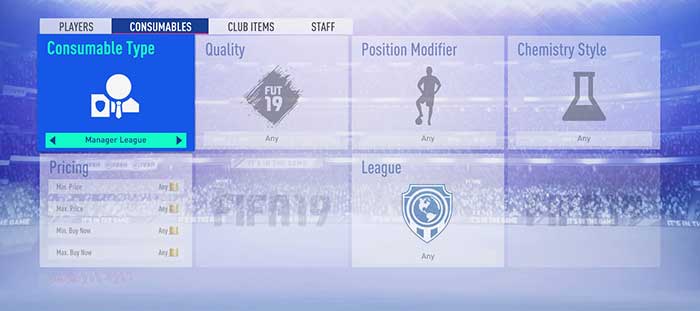 Guia de Cartas de Ligas de Manager para FIFA 19