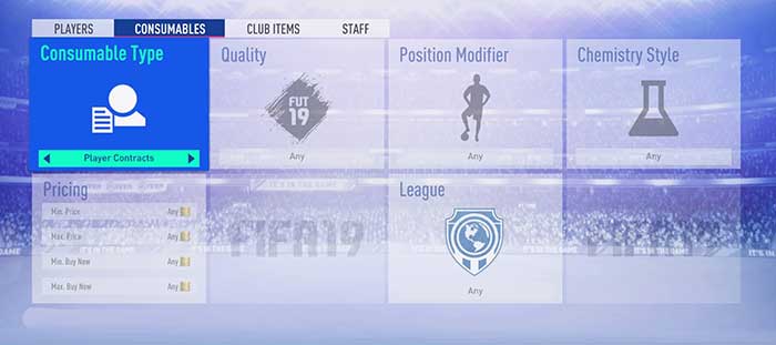 FIFA 19 Contract Cards Guide for FIFA 19 Ultimate Team