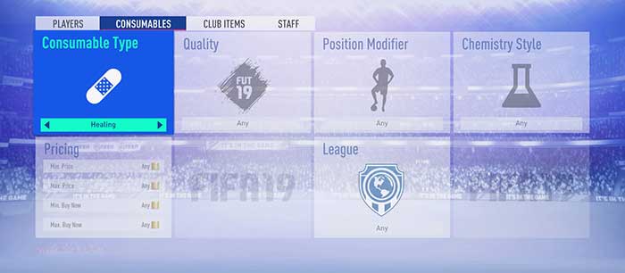 FIFA 19 Healing Cards Guide for FIFA 19 Ultimate Team