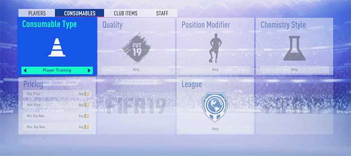 Guia de Cartas de Consumíveis para FIFA 19 Ultimate Team