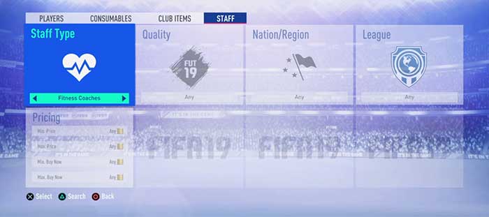 FIFA 19 Fitness Coaches Cards Guide for FIFA 19 Ultimate Team
