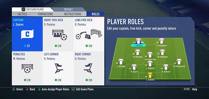 FIFA 19 Player's Roles Complete Guide