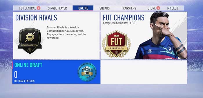 FUT Draft Rewards for FIFA 19 Online and Single Player Modes