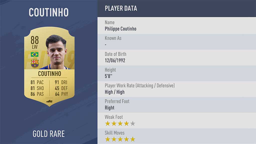 The Best FIFA 19 Skillers - 5 Star Skill Players List