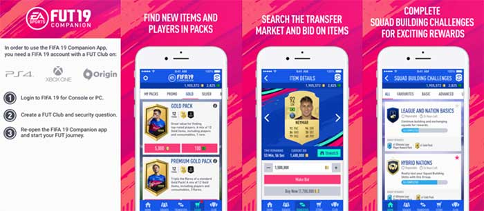 FIFA 19 Companion App – FIFPlay