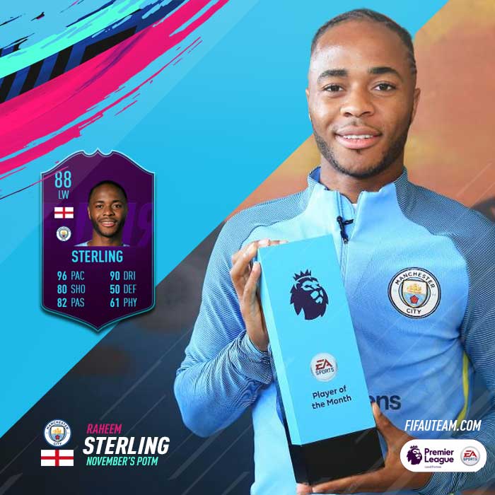 Jogador do Mês da Premier League em FIFA 19