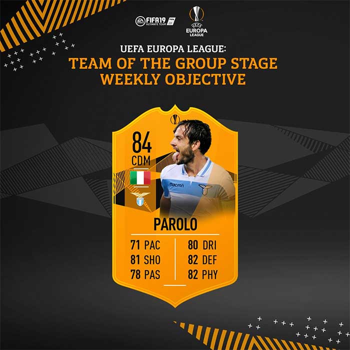 Cartas UEFA Team of the Group Stage en FIFA 19