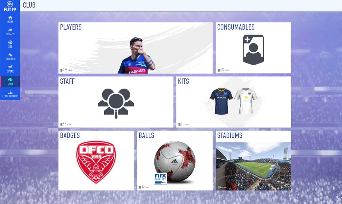 FIFA 19 : Web app & Companion app - Millenium