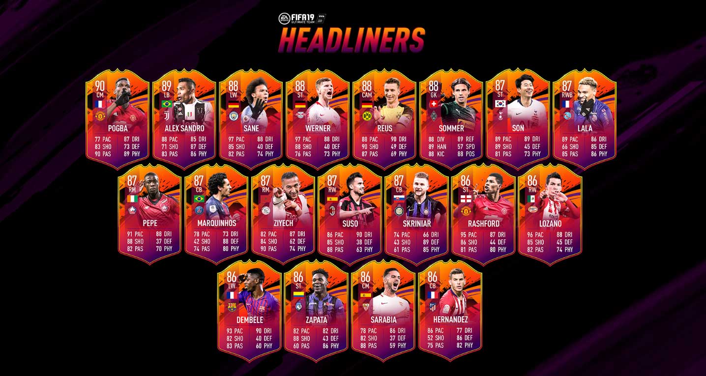 FIFA 19 Headliners Event Guide