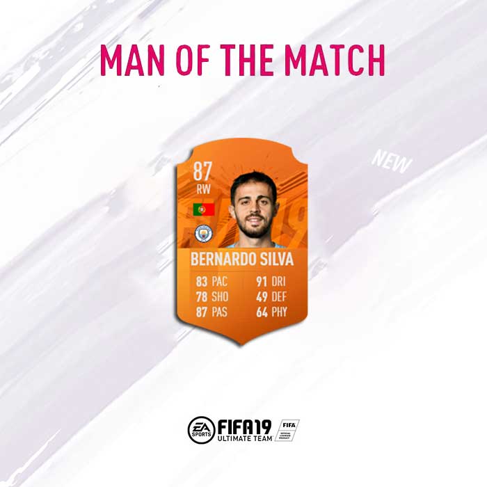 FIFA 19 Man of the Match Cards List