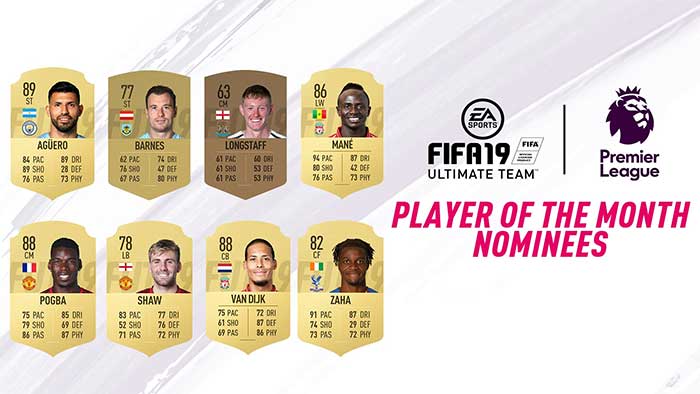 Jogador do Mês da Premier League em FIFA 19