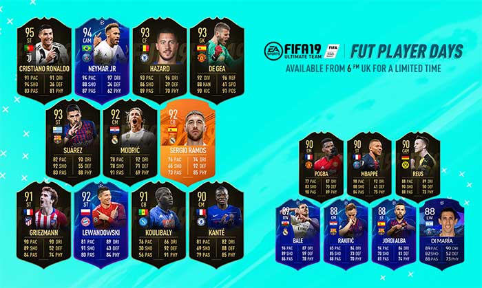 FUT Player Days Event for FIFA 19 Ultimate Team