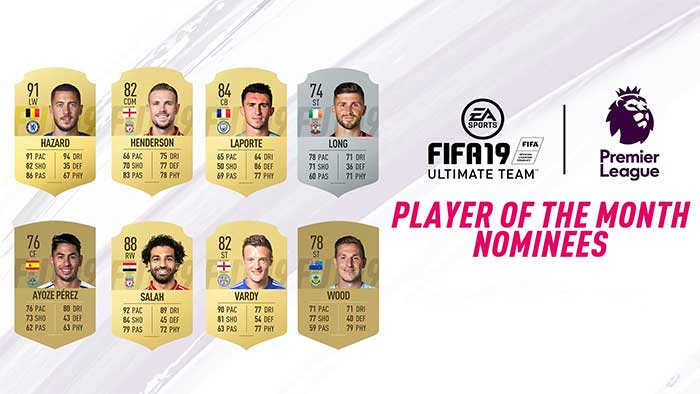 FIFA 19 Premier League Player of the Month - All FIFA 19 POTM Cards