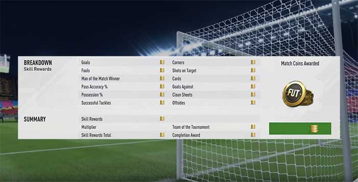 FIFA 21 Match Coins Awarded Guide