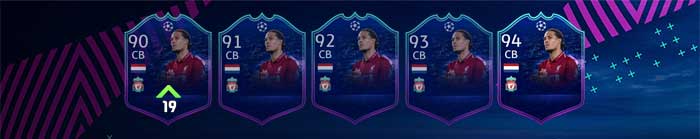 FIFA 19 Road to the Final Upgrades