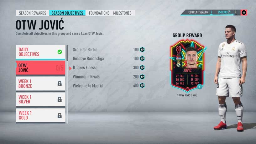 FIFA 20 Ultimate Team - Season Objectives