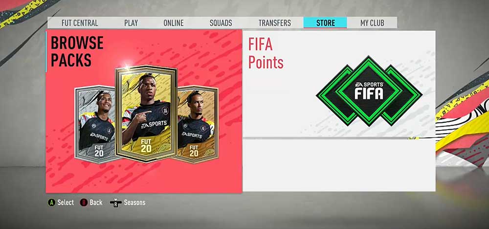 Guia de Compra de Pacotes para FIFA 20 Ultimate Team