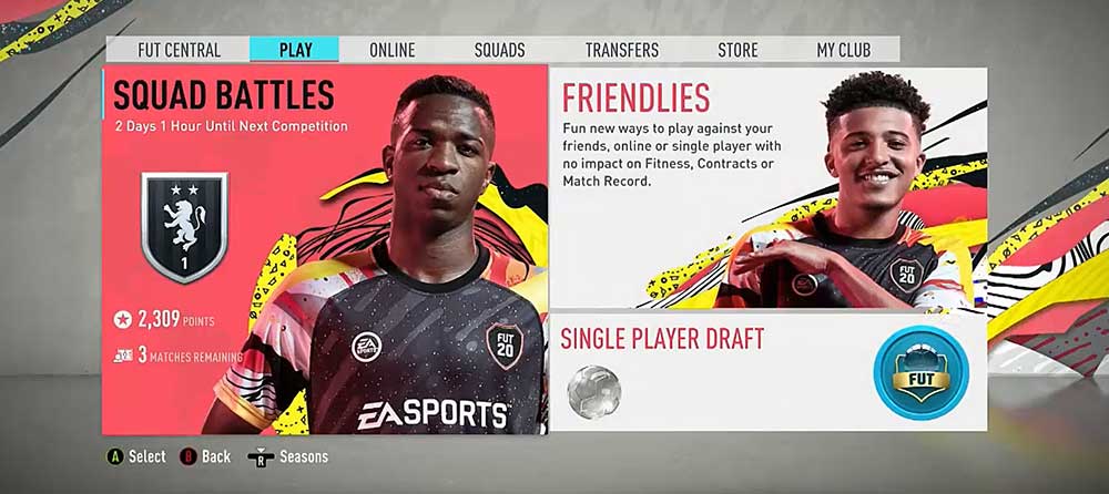 A Pontuação do Squad Battles em FIFA 20 Ultimate Team