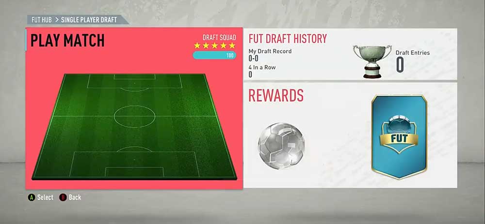 FUT Draft para FIFA 20 Ultimate Team