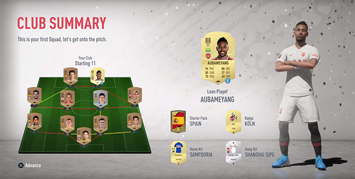 FUT Web App para FIFA 20