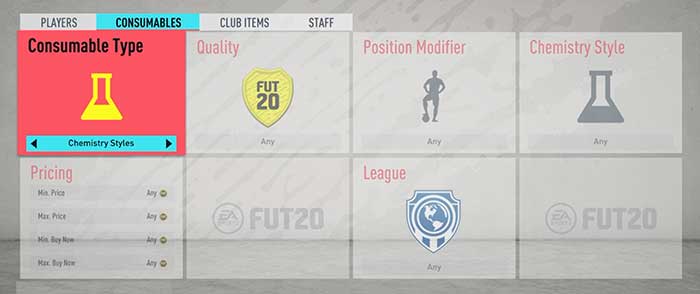 FIFA 20 chemistry styles Guide for FIFA 20 Ultimate Team
