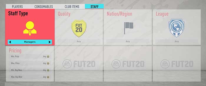 FIFA 20 Staff Cards Guide for FIFA 20 Ultimate Team