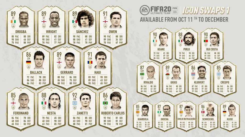 Fifa 20 Icon Swaps Objectives