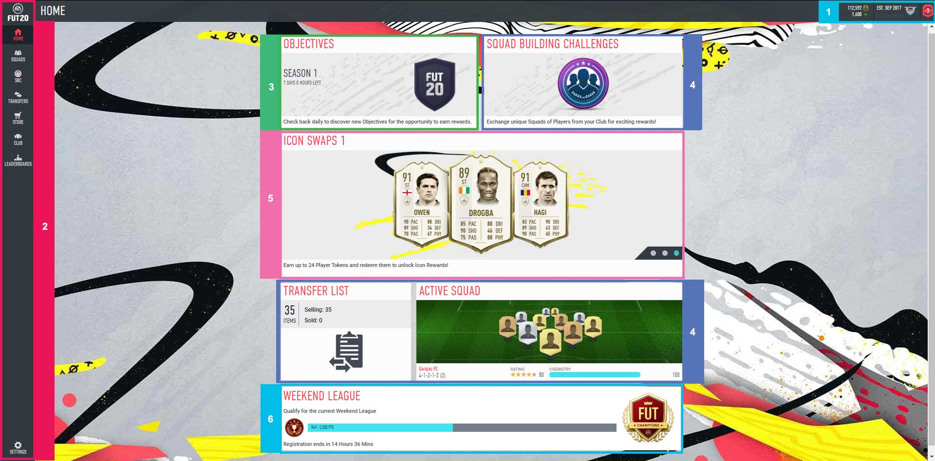 FUT 20 Companion Web App  Web app design, Web app, App