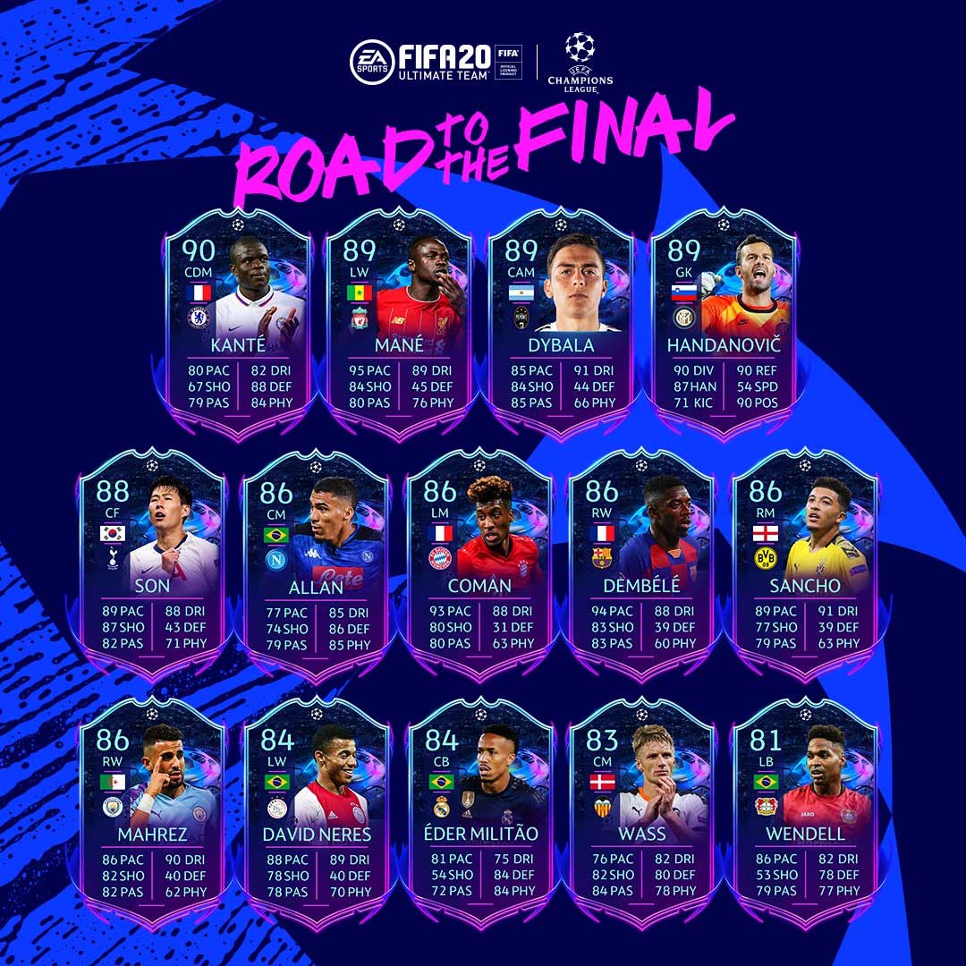 uefa champions league rare players fifa