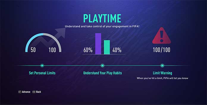 FIFA 21 Playtime Feature - How to Control and Limit Time and Spendings